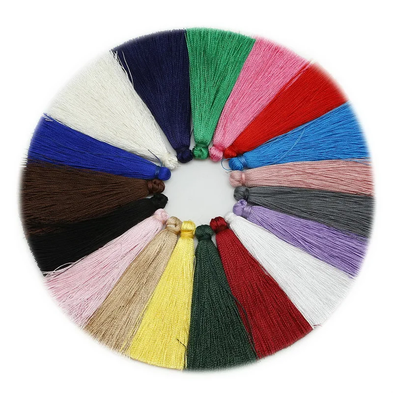 2Pcs/lot Chinese Knot Tassel 65mm Garment Silk Tassel Charm for Handmade Tassel Earring Clothing Decor Sewing & Craft Material
2Pcs/lot Chinese Knot Tassel 65mm Garment Silk Tassel Charm for Handmade Tassel Earring Clothing Decor Sewing & Craft Material