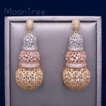 MoonTree 68mm Gourd Luxury Design Full Micro Cubic Zirconia African Engagement Party Dress Earring Fashion Jewelry for Women
MoonTree 68mm Gourd Luxury Design Full Micro Cubic Zirconia African Engagement Party Dress Earring Fashion Jewelry for Women