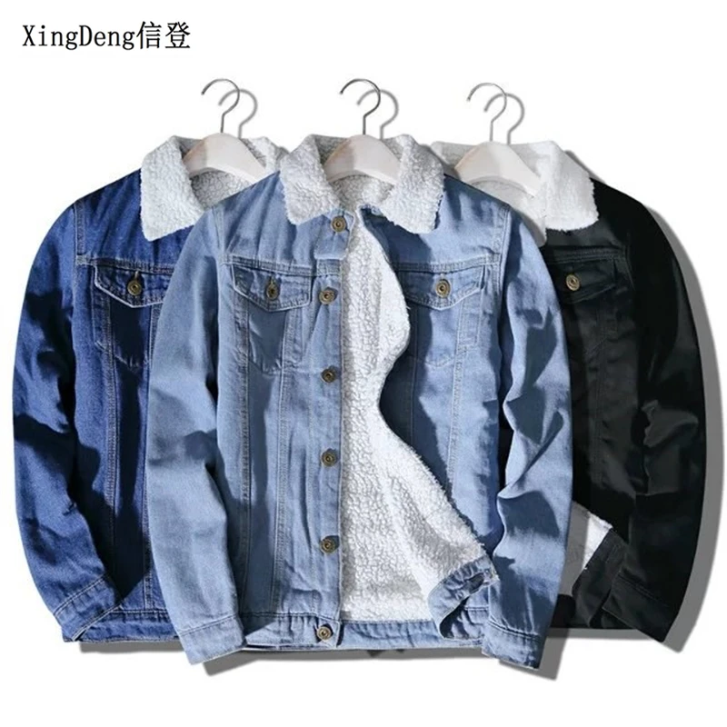 XingDeng 2018 Men Cowboy Jacket top Coat Winter Fashion Mens Jean Jackets Trendy Warm Fleece Denim Jacket Outwear Male Plus 2XL
XingDeng 2018 Men Cowboy Jacket top Coat Winter Fashion Mens Jean Jackets Trendy Warm Fleece Denim Jacket Outwear Male Plus 2XL