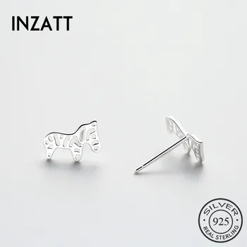 INZATT Real 925 Sterling Silver Hollow Cute Zebra Animal Stud Earrings For Women Birthday Party Fine Jewelry Accessories Gift
INZATT Real 925 Sterling Silver Hollow Cute Zebra Animal Stud Earrings For Women Birthday Party Fine Jewelry Accessories Gift