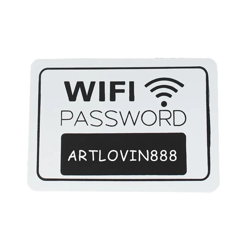 Деревянная черная доска для рукописного ввода пароль Wi Fi знака с дома магазина