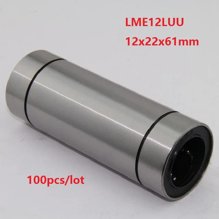 100 шт./лот LME12LUU 12x22x61 мм, длинная линейная шарикоподшипниковая втулка для 3D-принтера, детали для фрезерного станка с ЧПУ 12*22*61 мм
100 шт./лот LME12LUU 12x22x61 мм, длинная линейная шарикоподшипниковая втулка для 3D-принтера, детали для фрезерного станка с ЧПУ 12*22*61 мм