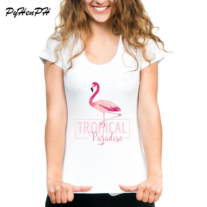 T Shirt Women Brand 2018 VOGUE Flamingos Summer T-Shirt Women Tops White Tee Shirt Femme Kawaii Camisetas Mujer
T Shirt Women Brand 2018 VOGUE Flamingos Summer T-Shirt Women Tops White Tee Shirt Femme Kawaii Camisetas Mujer