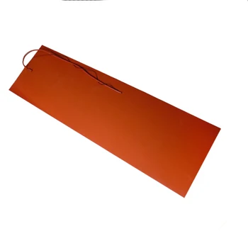 Customized 250 x 750 mm 500W silicone heater pad with 100 k thermistor adhesive back
Customized 250 x 750 mm 500W silicone heater pad with 100 k thermistor adhesive back