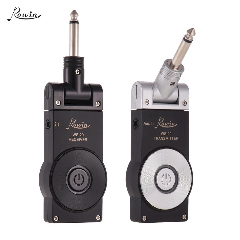 Rowin WS-20 2.4G Wireless Rechargeable Electric Guitar Transmitter Receiver Set 30 Meters Transmission Range with USB
Rowin WS-20 2.4G Wireless Rechargeable Electric Guitar Transmitter Receiver Set 30 Meters Transmission Range with USB
