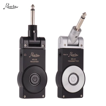 Rowin WS-20 2.4G Wireless Rechargeable Electric Guitar Transmitter Receiver Set 30 Meters Transmission Range with USB
Rowin WS-20 2.4G Wireless Rechargeable Electric Guitar Transmitter Receiver Set 30 Meters Transmission Range with USB
