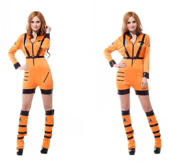 Ladies Purim Astronaut cosplay Police Costumes For Women spaceman dress Uniform Cosplay Clothing for Halloween party event
Ladies Purim Astronaut cosplay Police Costumes For Women spaceman dress Uniform Cosplay Clothing for Halloween party event