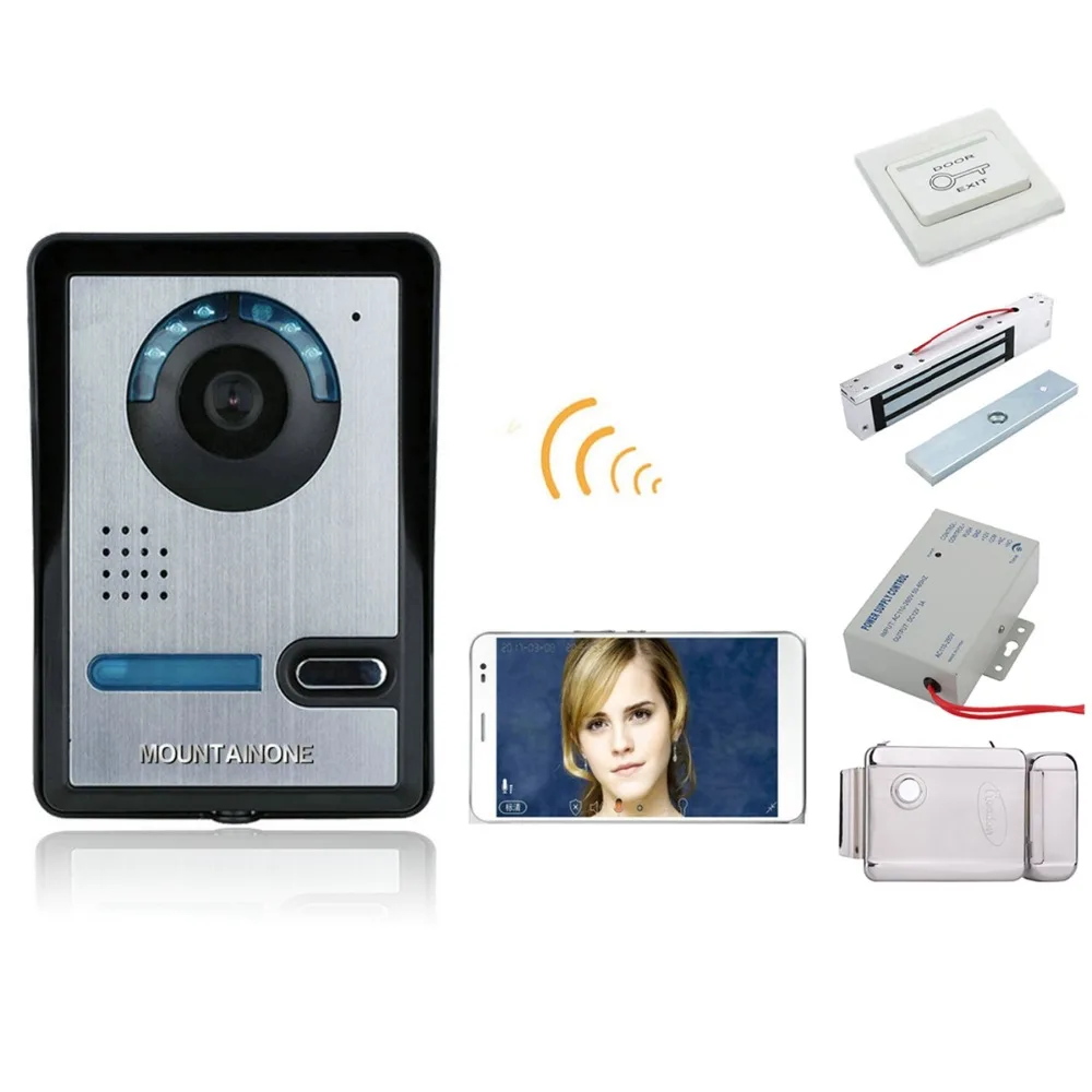Home set Wireless WIFI Video Door Phone Doorbell Intercom System Night Vision Waterproof Camera +Electric Lock
Home set Wireless WIFI Video Door Phone Doorbell Intercom System Night Vision Waterproof Camera +Electric Lock