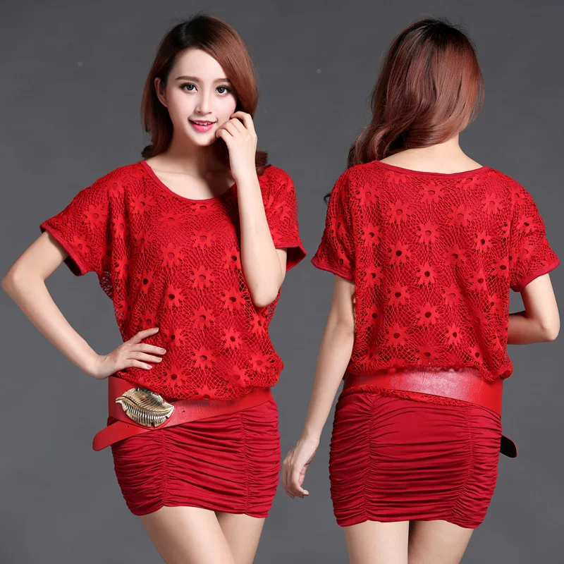 2019 Summer New Korean Version Of The Large Size Women's Fat Mm Lace Stitching Short-sleeved Belt Bag Hip Dress
2019 Summer New Korean Version Of The Large Size Women's Fat Mm Lace Stitching Short-sleeved Belt Bag Hip Dress