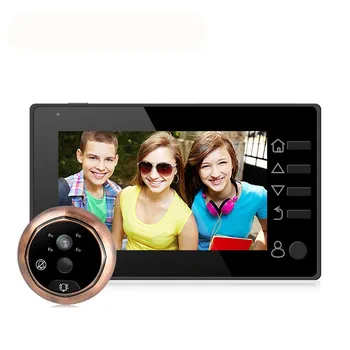 4.3 inch Night Vision LCD Color Digital Door Viewer Voice Intercom Recordable Peephole Doorbell Home Security Camera
4.3 inch Night Vision LCD Color Digital Door Viewer Voice Intercom Recordable Peephole Doorbell Home Security Camera