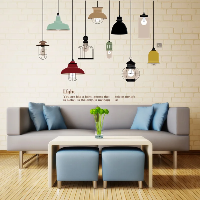 Creative chandelier Wall Sticker Living room Bedroom window background Vintage Light decoration Mural Decals home decor stickers
Creative chandelier Wall Sticker Living room Bedroom window background Vintage Light decoration Mural Decals home decor stickers