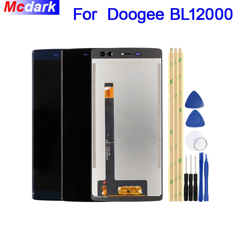 Mcdark For Doogee BL12000 LCD Display and Touch Screen Digitizer Assembly Replacement +Tools And Adhesive
Mcdark For Doogee BL12000 LCD Display and Touch Screen Digitizer Assembly Replacement +Tools And Adhesive