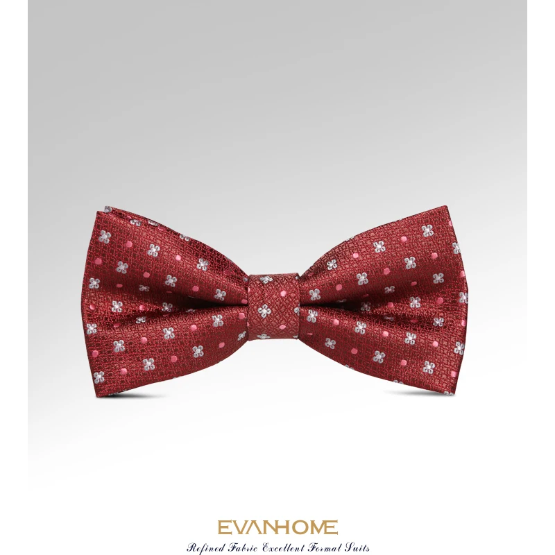 SALE New 2019 High Quality Designer brand Bow Tie Red Floral Men's Ties for Weddings Formal Business Mens Bowtie Gift Box | Аксессуары