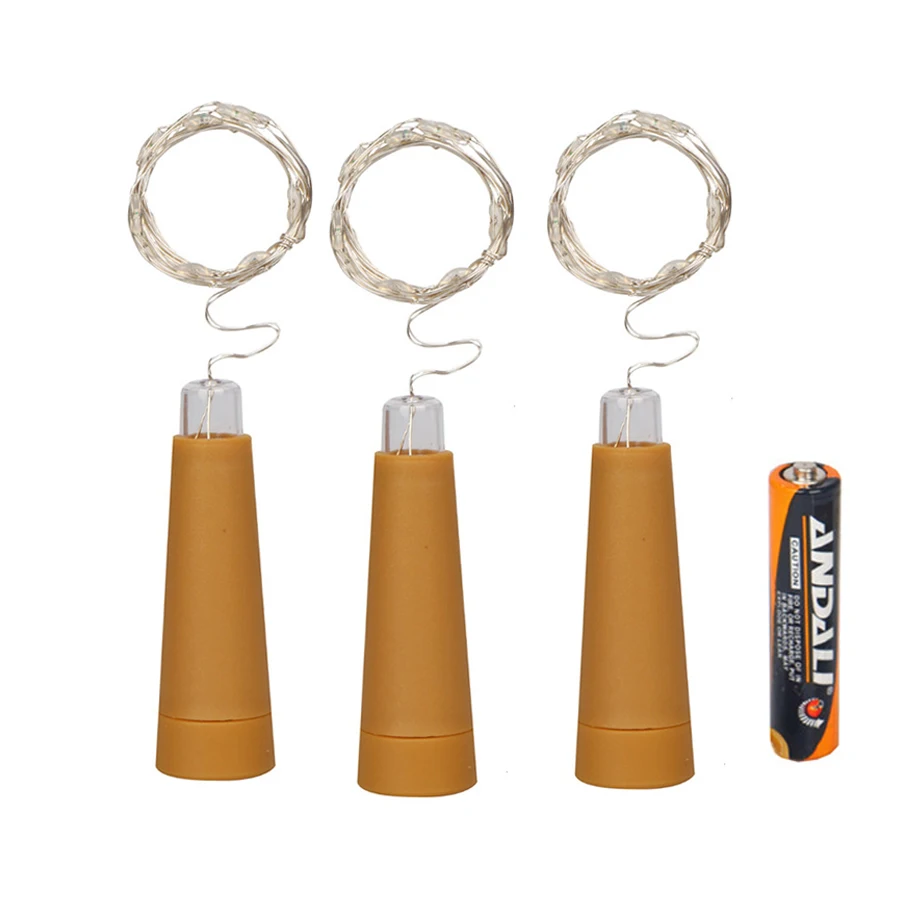 Thrisdar 2M 20LED Wine Bottle Cork Shaped LED String Light AAA DIY Wine Bottle Stopper Copper Wire Wedding Party Fairy Light
Thrisdar 2M 20LED Wine Bottle Cork Shaped LED String Light AAA DIY Wine Bottle Stopper Copper Wire Wedding Party Fairy Light