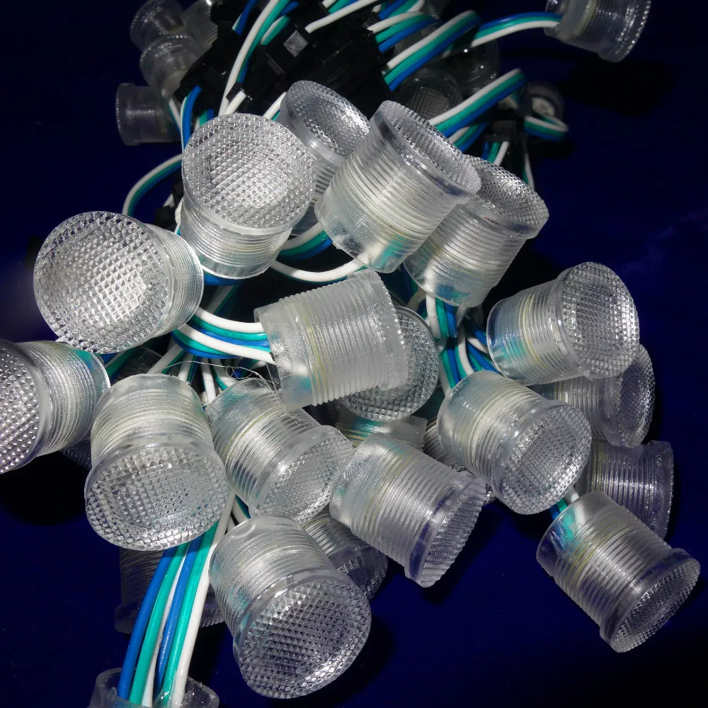 20mm diameter;DC5V;WS2811 addressable RGB full color led smart module;0.24W(one 5050 SMD LED);IP68;clear cover
20mm diameter;DC5V;WS2811 addressable RGB full color led smart module;0.24W(one 5050 SMD LED);IP68;clear cover