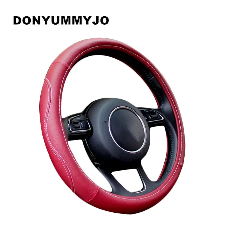 DONYUMMYJO DIY Car Steering Wheel Cover Artificial leather Gray/Black/Beiga Styling steering wheel hubs For Ford Volkswagen Kia
DONYUMMYJO DIY Car Steering Wheel Cover Artificial leather Gray/Black/Beiga Styling steering wheel hubs For Ford Volkswagen Kia