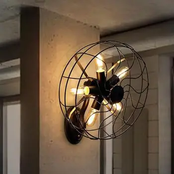 Loft Style Vintage Wall Light Fixtures Industrial Wind Edison Wall Sconce For Stair Electric Fan Wall Lamp Indoor Lighting
Loft Style Vintage Wall Light Fixtures Industrial Wind Edison Wall Sconce For Stair Electric Fan Wall Lamp Indoor Lighting