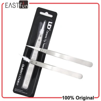 100% Original Youde UD Ceramic tip tweezers Rebuild tools Heat Resistant Stainless Steel Ceramic Tweezer Flat Sharp elbow Type
100% Original Youde UD Ceramic tip tweezers Rebuild tools Heat Resistant Stainless Steel Ceramic Tweezer Flat Sharp elbow Type