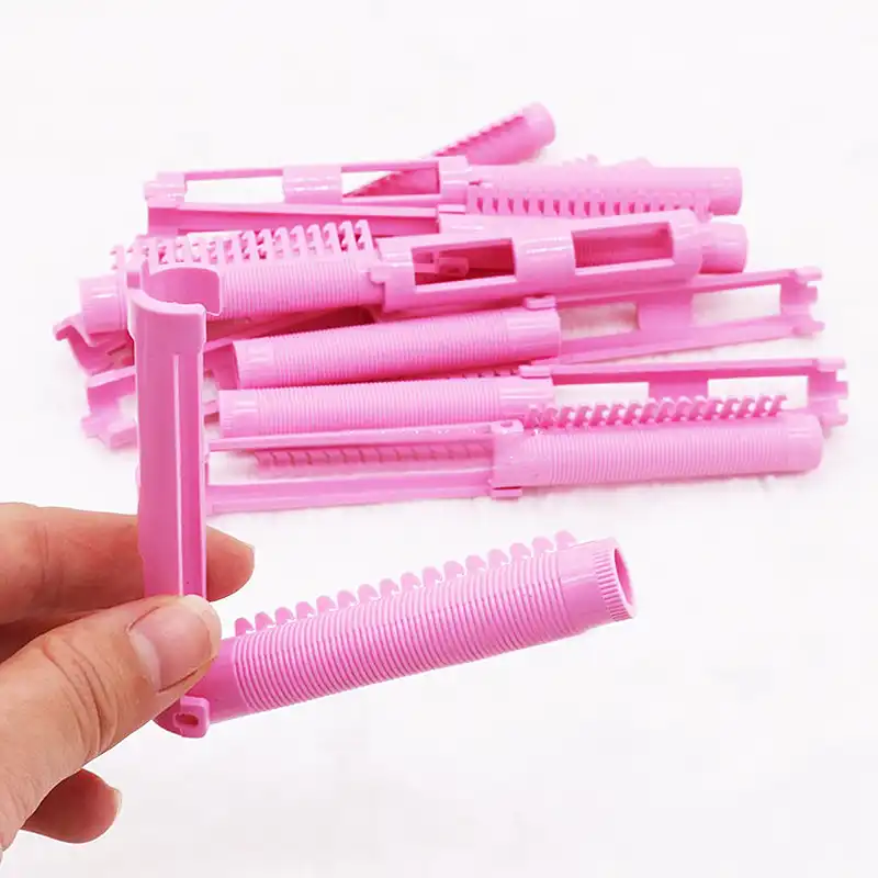 Folding Hair Rollers Curlers Bang Perm Hair Root Perming Rods Afro