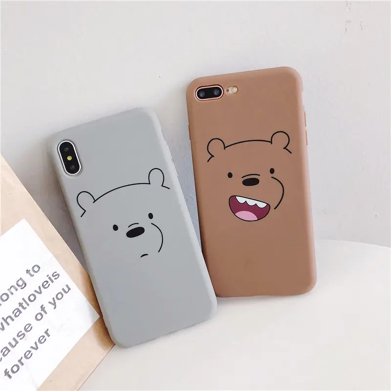 South Korea Three Bears Bare Bear phone cases for iphone XS Max XR XS For iphone 6 6s 7 8 plus scrub soft silicon tpu case cover
South Korea Three Bears Bare Bear phone cases for iphone XS Max XR XS For iphone 6 6s 7 8 plus scrub soft silicon tpu case cover