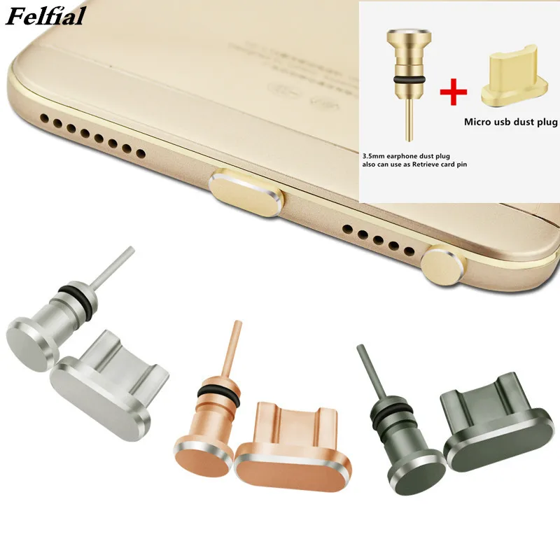 Metal Micro USB Charging Port + Earphone Port Dust Plug Android Mobile Phone 3.5mm Headset Stopper Retrieve Card Pin
Metal Micro USB Charging Port + Earphone Port Dust Plug Android Mobile Phone 3.5mm Headset Stopper Retrieve Card Pin