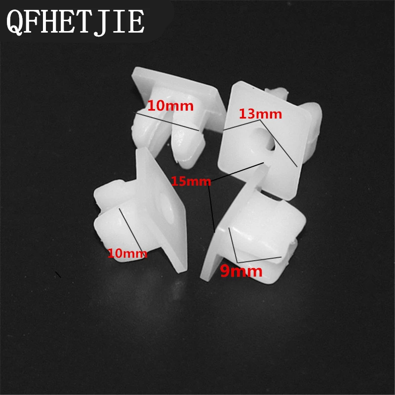 100Pcs 10mm Plastic Clips Fasteners White Square Universal Car Lights Fixed Buckle Car Accessories
100Pcs 10mm Plastic Clips Fasteners White Square Universal Car Lights Fixed Buckle Car Accessories