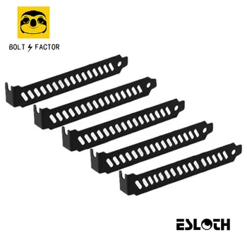 ESLOTH 5 Pcs Metal Thickened Version of the PCI-E4 Block Computer Chassis PCI Bit Blank Ventilated Baffle Radiation Fans Cooling
ESLOTH 5 Pcs Metal Thickened Version of the PCI-E4 Block Computer Chassis PCI Bit Blank Ventilated Baffle Radiation Fans Cooling