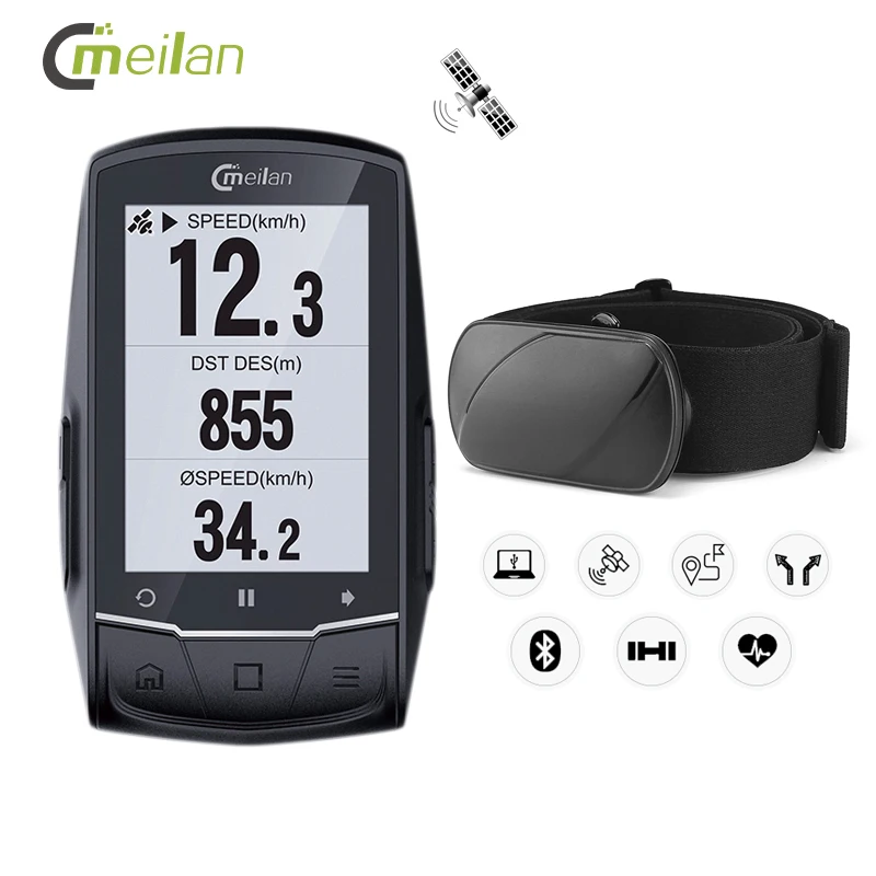 GPS Bicycle Computer Speedometer Candence Heart Rate Wireless Bike Computer Gps Navigation 2.6" Bluetooth 4.0 Cycle Computer
GPS Bicycle Computer Speedometer Candence Heart Rate Wireless Bike Computer Gps Navigation 2.6" Bluetooth 4.0 Cycle Computer