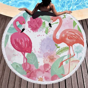 SOFTBATFY Flamingo Tropical Round Beach Towel with Tassel Yoga Mat Beach Cover up Dropshipping
SOFTBATFY Flamingo Tropical Round Beach Towel with Tassel Yoga Mat Beach Cover up Dropshipping