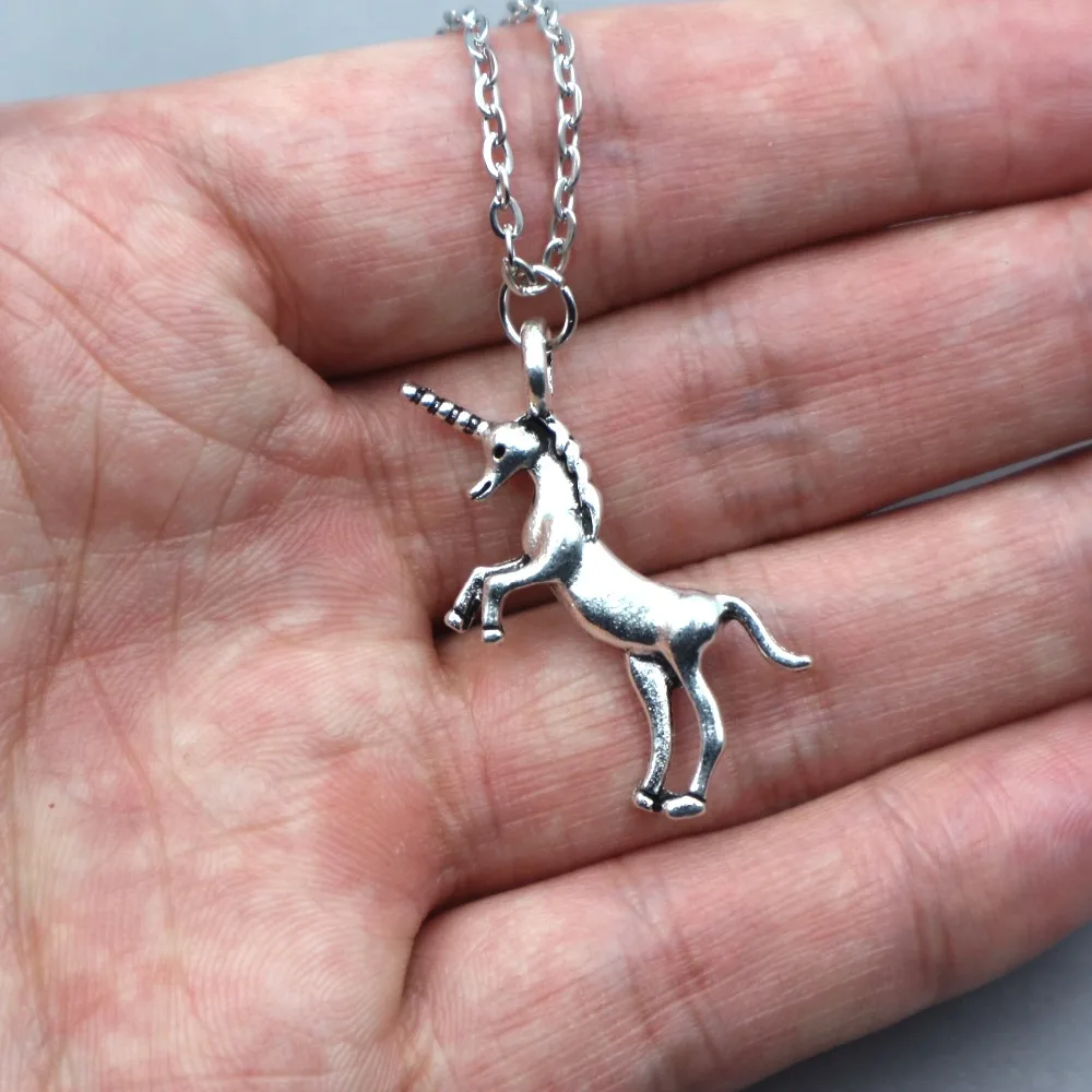 1pcs unicorn horse Pendant Necklace Jewelry Handmade chain Necklace Gift For Women Dropship Products
1pcs unicorn horse Pendant Necklace Jewelry Handmade chain Necklace Gift For Women Dropship Products
