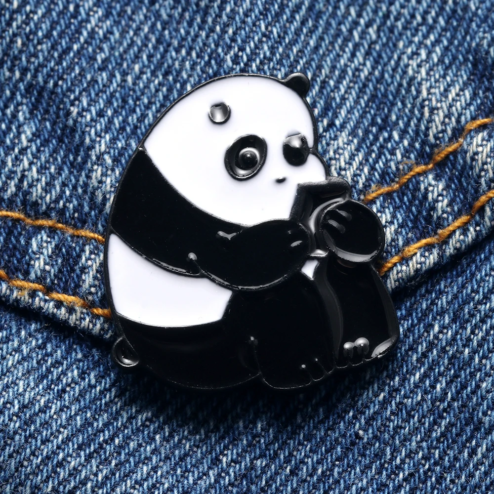 We Bare Bears Soft Enamel Pin Grizzly Panda Ice Bear Metal Lapel Pin Badge Brooch
We Bare Bears Soft Enamel Pin Grizzly Panda Ice Bear Metal Lapel Pin Badge Brooch