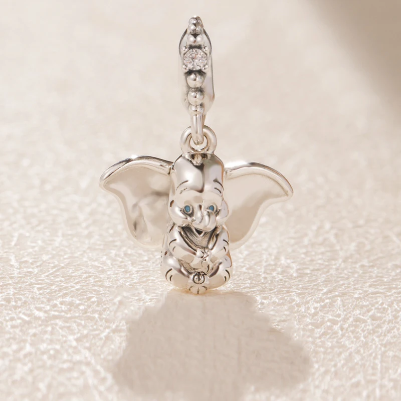925 Sterling Silver Beads Cute Animal Elephant Dumbo Dangle Charm Fit Pandora Bracelet for Women Jewelrly DIYgift
925 Sterling Silver Beads Cute Animal Elephant Dumbo Dangle Charm Fit Pandora Bracelet for Women Jewelrly DIYgift