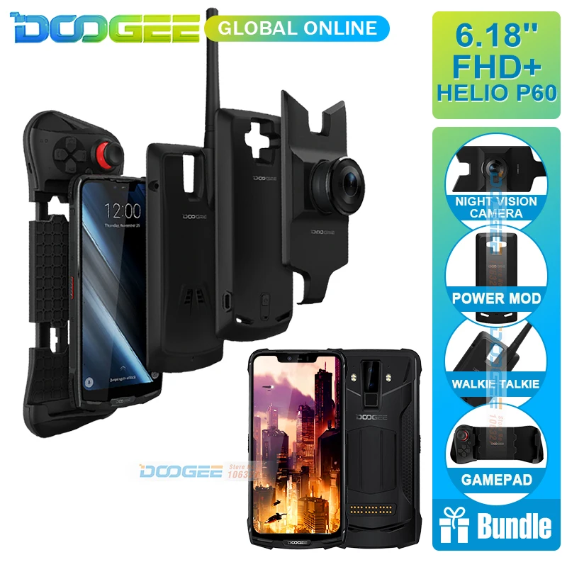 New arrival DOOGEE S90 IP68/IP69K Waterproof shockproof 5050mAh 6.18'' MT6671 helio p60 6GB 128GB Smartphone 16MP Camera
New arrival DOOGEE S90 IP68/IP69K Waterproof shockproof 5050mAh 6.18'' MT6671 helio p60 6GB 128GB Smartphone 16MP Camera