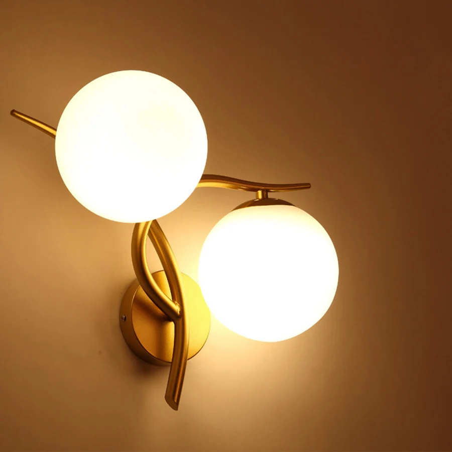 Nordic Style Aisle Corridor Restaurant Hotel Glass Wall Lamp Living Room Creative Wall Lights Bedside Lights E27 LED Bulbs
Nordic Style Aisle Corridor Restaurant Hotel Glass Wall Lamp Living Room Creative Wall Lights Bedside Lights E27 LED Bulbs