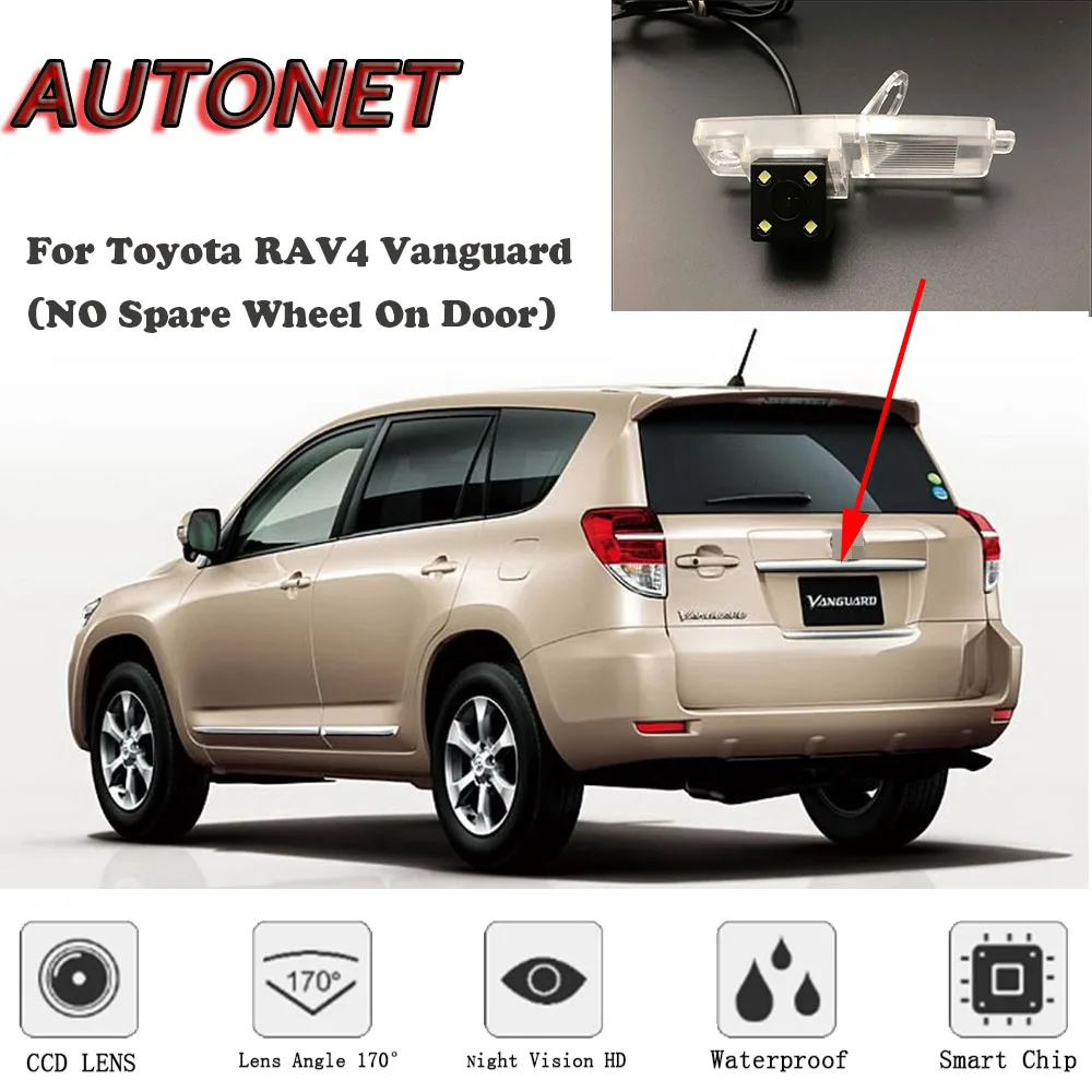 

AUTONET For Toyota RAV4 Vanguard NO Spare Wheel On Door CCD/HD Night Vision Backup Rear View camera/license plate camera