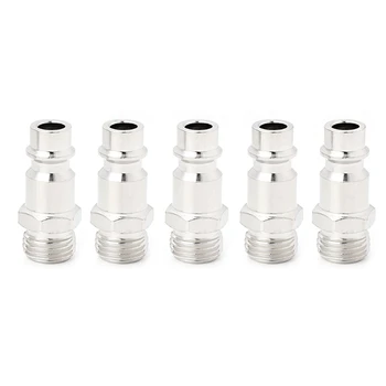 5 Pcs Euro G1/4 Male Thread Air Line Hose Fitting Connector Quick Release Tools #Aug.26
5 Pcs Euro G1/4 Male Thread Air Line Hose Fitting Connector Quick Release Tools #Aug.26