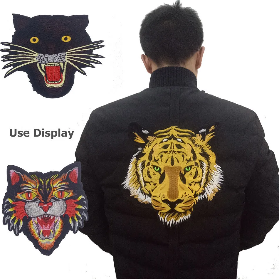 sales of new embroidery large and medium-sized GU tiger head cloth paste DIY decorative clothing patch garment accessories
sales of new embroidery large and medium-sized GU tiger head cloth paste DIY decorative clothing patch garment accessories