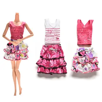 1set new fashion Doll Clothing outfits Casual tank Skirt Suits For Barbie Doll Best Gift Baby Toy Doll Accessories Child Toy
1set new fashion Doll Clothing outfits Casual tank Skirt Suits For Barbie Doll Best Gift Baby Toy Doll Accessories Child Toy