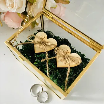 Personalized Name Glass Ring Box Wedding Glass with Wood Tag Gifts Holder Glass Geometric Jewelry Box Supplies
Personalized Name Glass Ring Box Wedding Glass with Wood Tag Gifts Holder Glass Geometric Jewelry Box Supplies