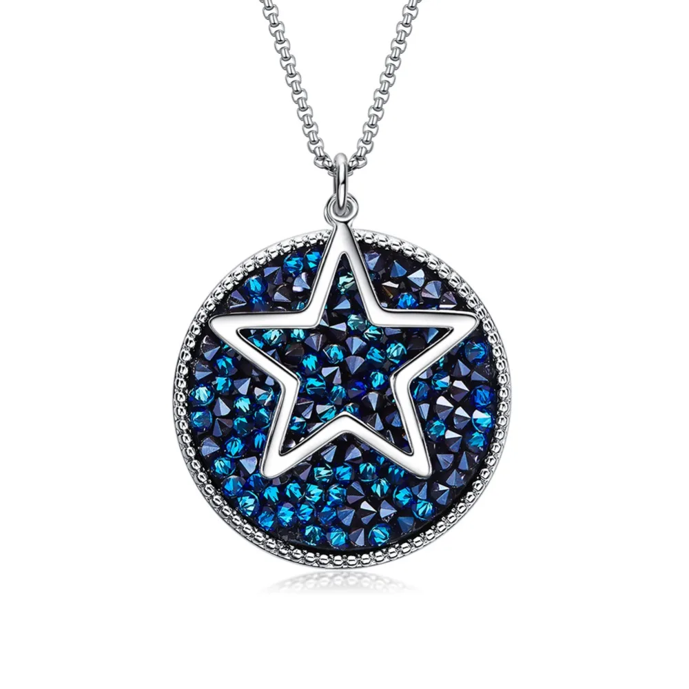 PANDA100 S925 Sterling Silver Crystals from Swarovski Necklaces For Women Stars Jewelry Romantic gifts Necklace mom girls
PANDA100 S925 Sterling Silver Crystals from Swarovski Necklaces For Women Stars Jewelry Romantic gifts Necklace mom girls