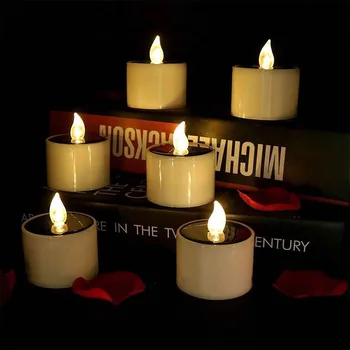 6 12PCS Solar Power LED Candle Light Night Lamp Christmas Wedding Party Birthday Decoration Flameless Electronic Candle Light
6 12PCS Solar Power LED Candle Light Night Lamp Christmas Wedding Party Birthday Decoration Flameless Electronic Candle Light