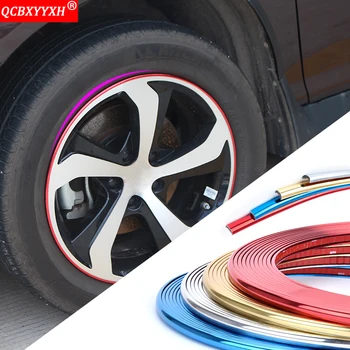 Car Styling 8M Car Wheel Rim Stickers Plating Wheel Automobiles Wheel Rim Protector Strips Auto Exterior Decoration Accessories
Car Styling 8M Car Wheel Rim Stickers Plating Wheel Automobiles Wheel Rim Protector Strips Auto Exterior Decoration Accessories