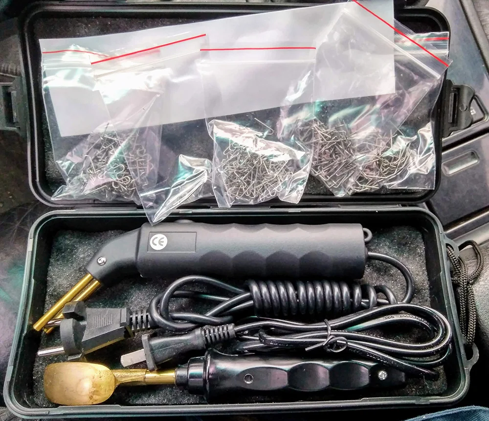 Professional Car Bumper Repair Machine Plastic Repair Kit ABS PVC Welding Machine 110-240V Hot Stapler Machine
Professional Car Bumper Repair Machine Plastic Repair Kit ABS PVC Welding Machine 110-240V Hot Stapler Machine