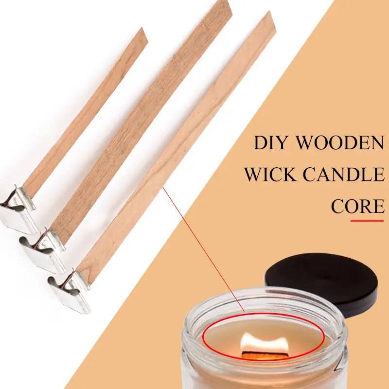 Candle Wicks Waxed Wicks Home Decor Wooden Cotton Core Candle Making Oil Lamps DIY Economic 10PCS/Set Lampwick Braid Smokeless
Candle Wicks Waxed Wicks Home Decor Wooden Cotton Core Candle Making Oil Lamps DIY Economic 10PCS/Set Lampwick Braid Smokeless
