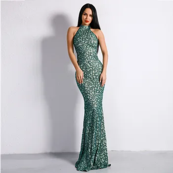 Hot sale Fashion Sexy Women Backless Halter Sequined Pleated body con dress night Club Evening Party Dresses wholesal
Hot sale Fashion Sexy Women Backless Halter Sequined Pleated body con dress night Club Evening Party Dresses wholesal