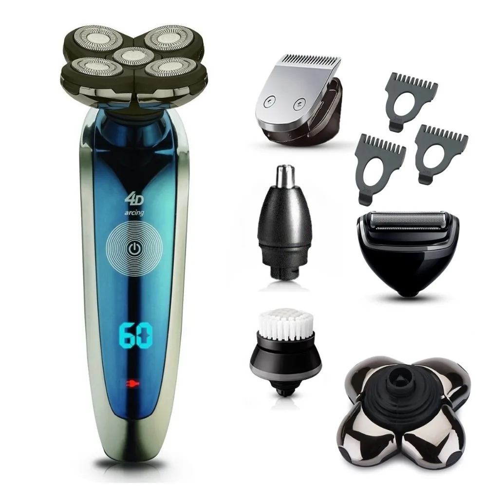 5 head Rotate cordless electric shaver body groomer kit rechargeable beard shaving machine washable face electric razor For men
5 head Rotate cordless electric shaver body groomer kit rechargeable beard shaving machine washable face electric razor For men