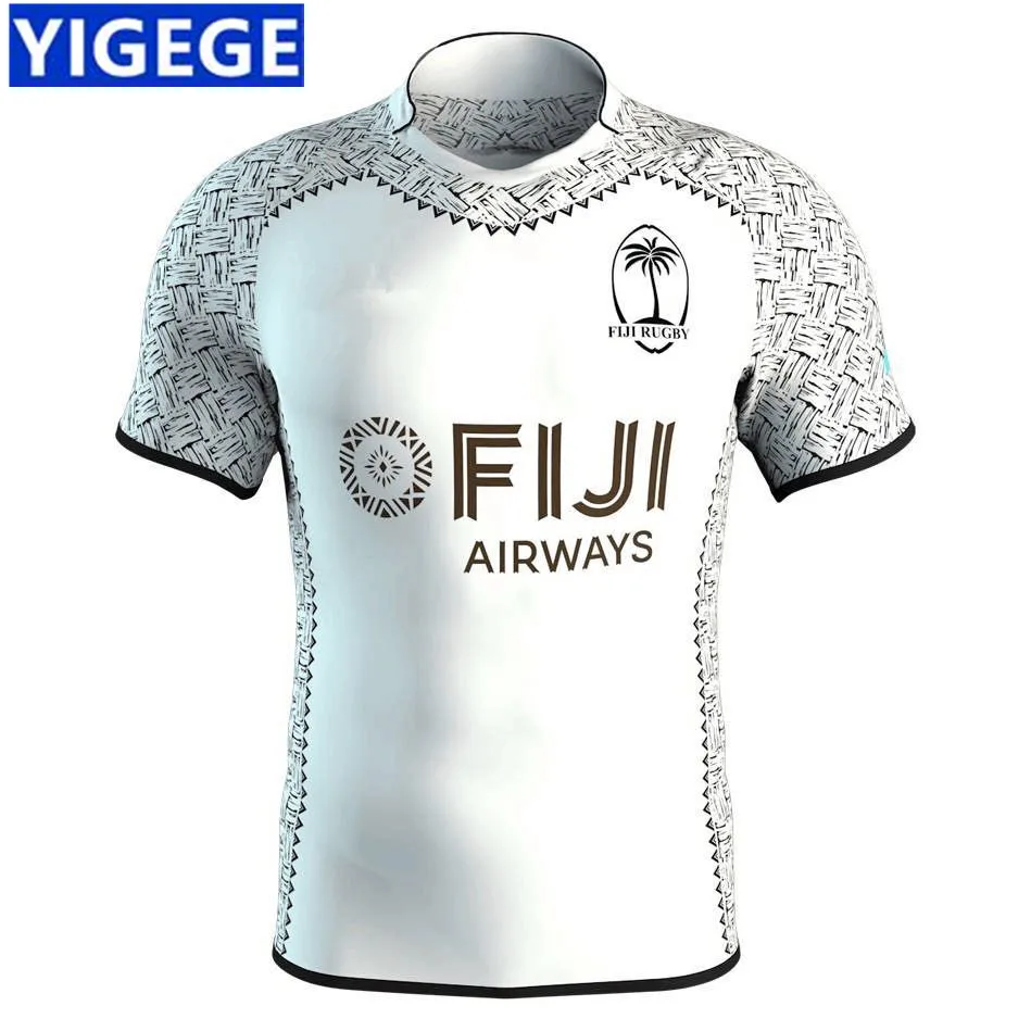 

2019 FIJI 2018 7'S HOME JERSEY TRAINING SINGLET Fiji rugby jerseys 2018 home away national team Fiji shirt size S-3XL