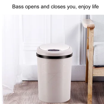 Plastic Automatic Trash Can with Odor-Absorbing Filter Wide Opening Sensor Kitchen Trash Bin SDF-SHIP
Plastic Automatic Trash Can with Odor-Absorbing Filter Wide Opening Sensor Kitchen Trash Bin SDF-SHIP