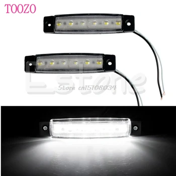 2x12V 6 LED Bus Truck Trailer Lorry Side Markers Indicator Light Side lamp White S08 Wholesale&DropShip
2x12V 6 LED Bus Truck Trailer Lorry Side Markers Indicator Light Side lamp White S08 Wholesale&DropShip