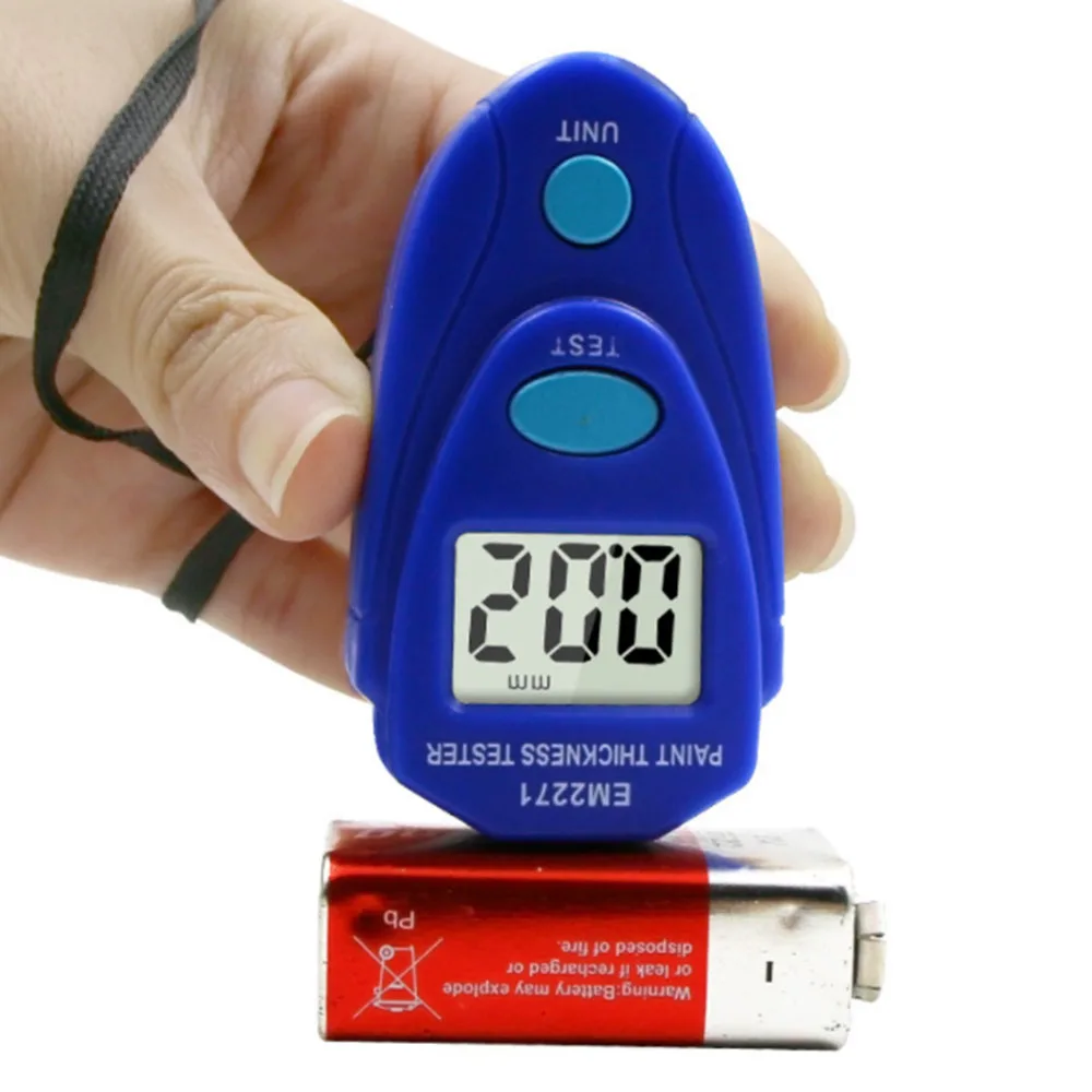 Digital Mini Coating Thickness Gauge Car Paint Thickness Meter Paint Thickness tester Thickness Gauge EM2271 all-sun
Digital Mini Coating Thickness Gauge Car Paint Thickness Meter Paint Thickness tester Thickness Gauge EM2271 all-sun